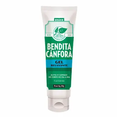 Bendita Cânfora Gel Relaxante com 80g