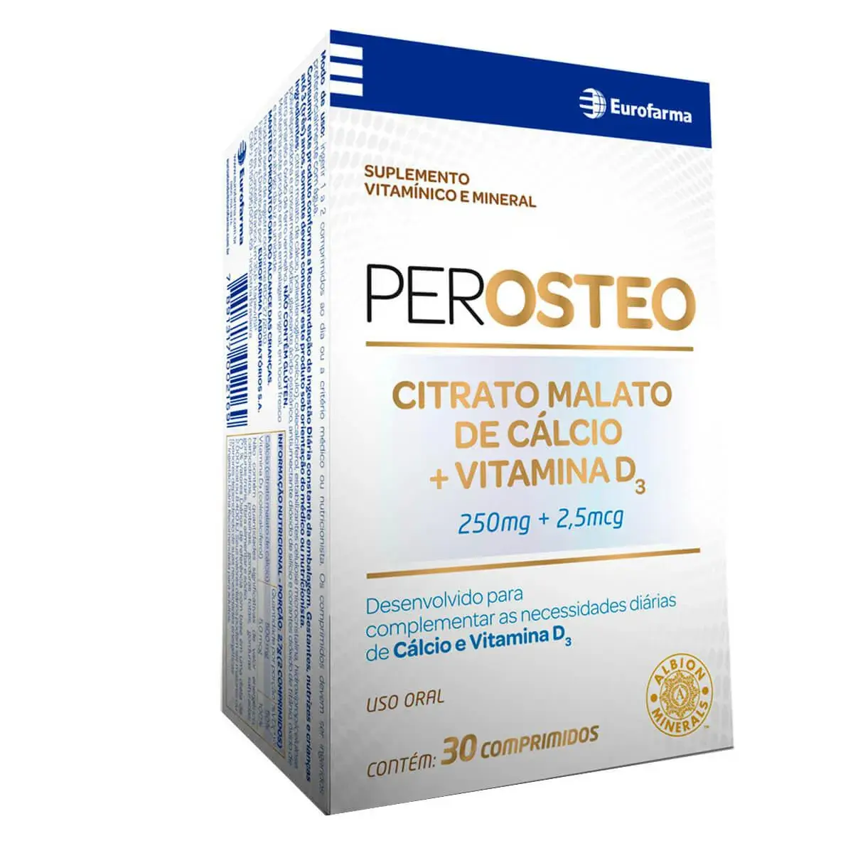 Suplemento Vitamínico Perosteo com 30 comprimidos