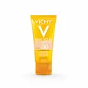 Protetor Solar Facial Vichy Idéal Soleil Efeito Base Cor Clara FPS 50 com 40g