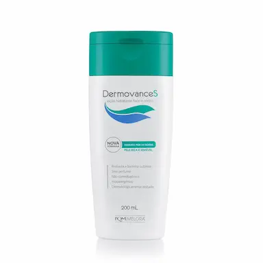 Loção Hidratante Corporal Face e Corpo DermovanceS Pele Seca e Sensível 200ml