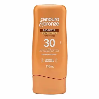 Protetor Solar Corporal Cenoura & Bronze com Cor FPS30 com 110ml