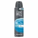 Desodorante Antitranspirante Aerosol Dove Men+Care Proteção Total Masculino 72h 150ml