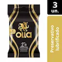 Camisinha Olla Lubrificado com 3 unidades