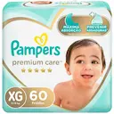 Fralda Pampers Premium Care XG - 60 Unidades