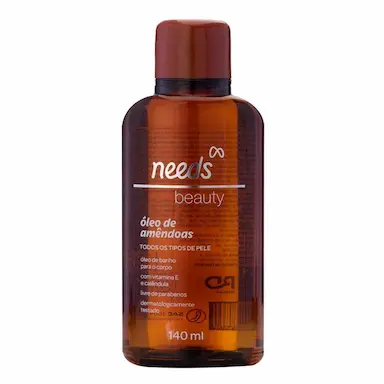 Óleo de Amêndoas para o Banho Needs Beauty com 140ml