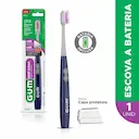 Escova de Dente Elétrica G.U.M. Deep Clean Sonic Power Suave com 1 unidade + capa protetora