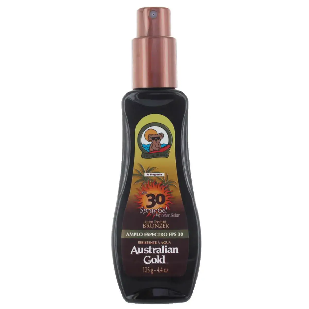 Protetor Solar Corporal Australian Gold Instant Bronzer FPS 30 Spray com 125ml