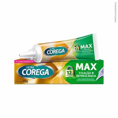 Creme Fixador de Dentadura Ultra Corega Max Sabor Menta 40g