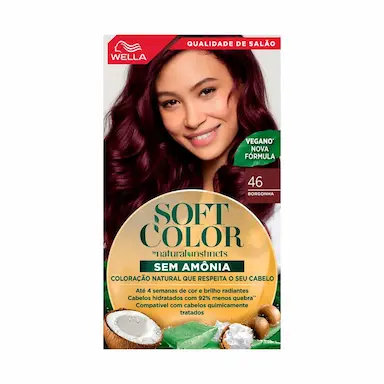 Tintura Wella Soft Color 46 Borgonha com 1 unidade