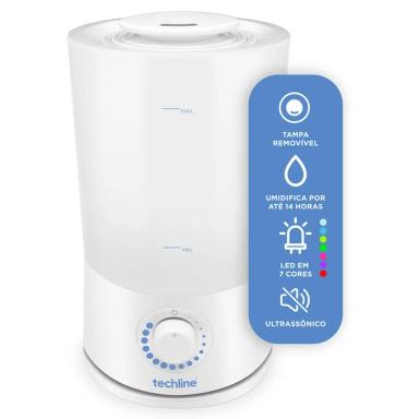 Umidificador de Ar Ultrassônico Bivolt Tech Line HM-05