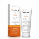 Protetor Solar Facial Episol Sec com Cor Pele Oleosa FPS 60 com 60g