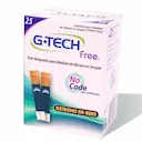 Tiras Reagentes para Medição de Glicose G-Tech Free 1 com 25 unidades