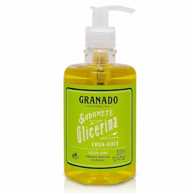Sabonete Líquido de Glicerina Granado Erva-Doce com 300ml
