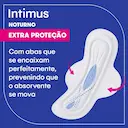 Absorvente Noturno Intimus Com Abas Cobertura Suave com 8 unidades