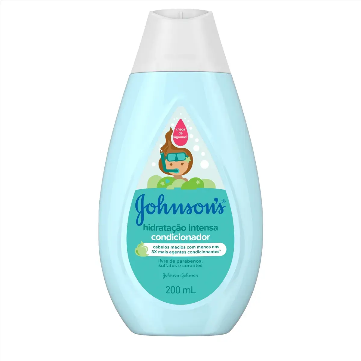 Condicionador Infantil Johnson's Hidratação Intensa com 200ml