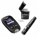 Kit para Controle de Glicemia Accu Chek Guide com 1 monitor de glicemia + 10 tiras-teste + 1 lancetador