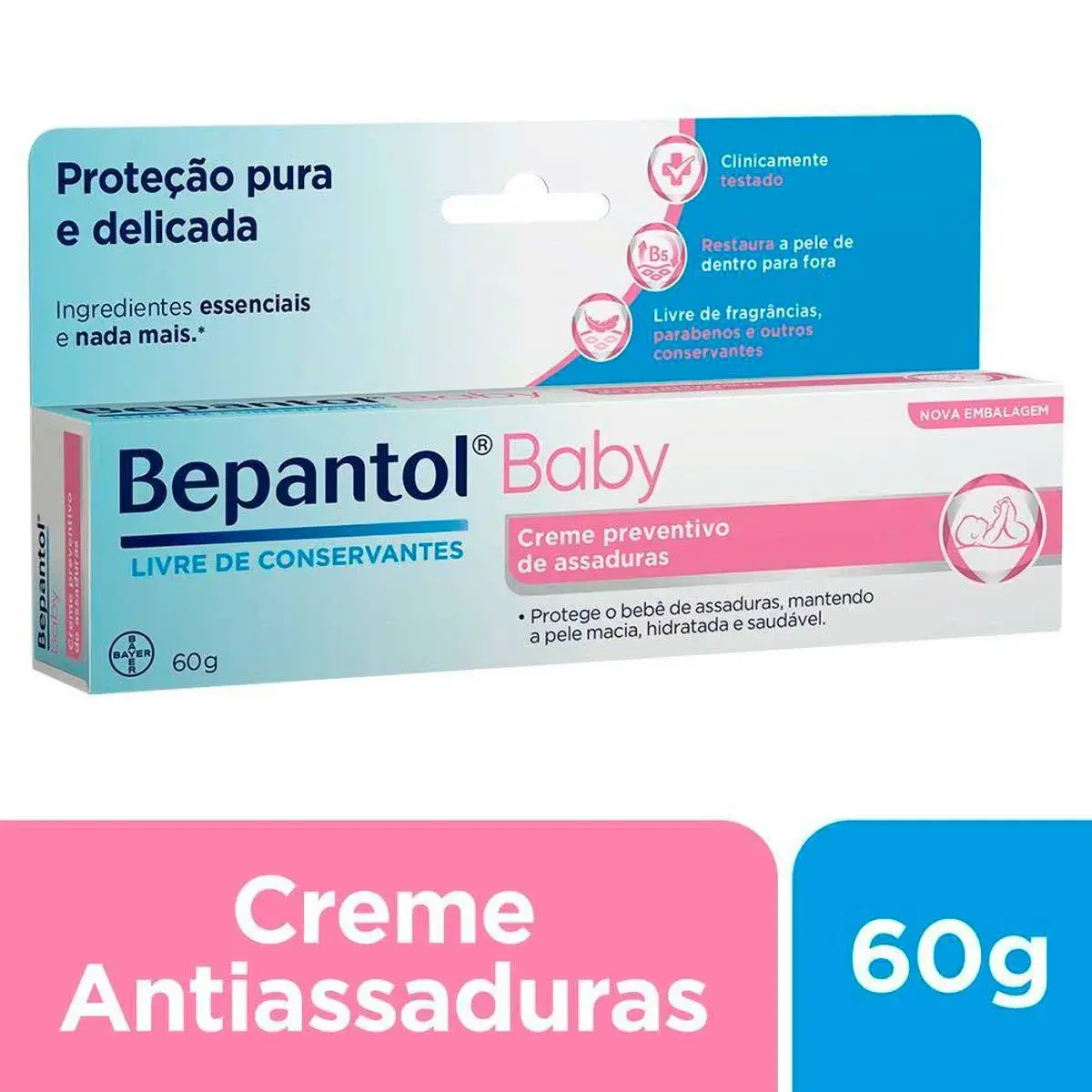 Creme para Assaduras Bepantol Baby 60g
