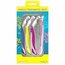 Kit Gillette Venus Simply Aparelho de Depilar Descartável com 3 unidades + 1 Gillette Venus Sensitive Grátis
