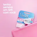 Kit Aparelho de Depilar Gillette Venus SPA com 1 unidade + 2 cargas + nécessaire