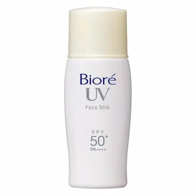 Protetor Solar Facial Bioré Perfect Face Milk FPS 50 30ml