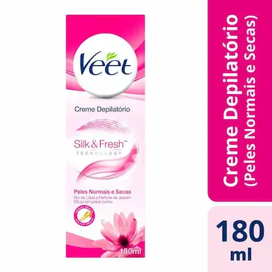 Creme Depilatório Corporal Veet Peles Normais e Secas com 180ml