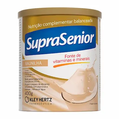 Suplemento Alimentar em Pó SupraSenior Baunilha com 400g