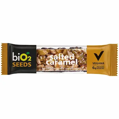 Barra de Sementes Bio2 Seeds Salted Caramel com 38g