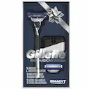 Kit Aparelho de Barbear Gillette Mach 3 Turbo Edição Limitada com 2 cartuchos + Suporte para Aparelho