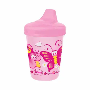 Copo de Treinamento Fiona Rosa 207ml