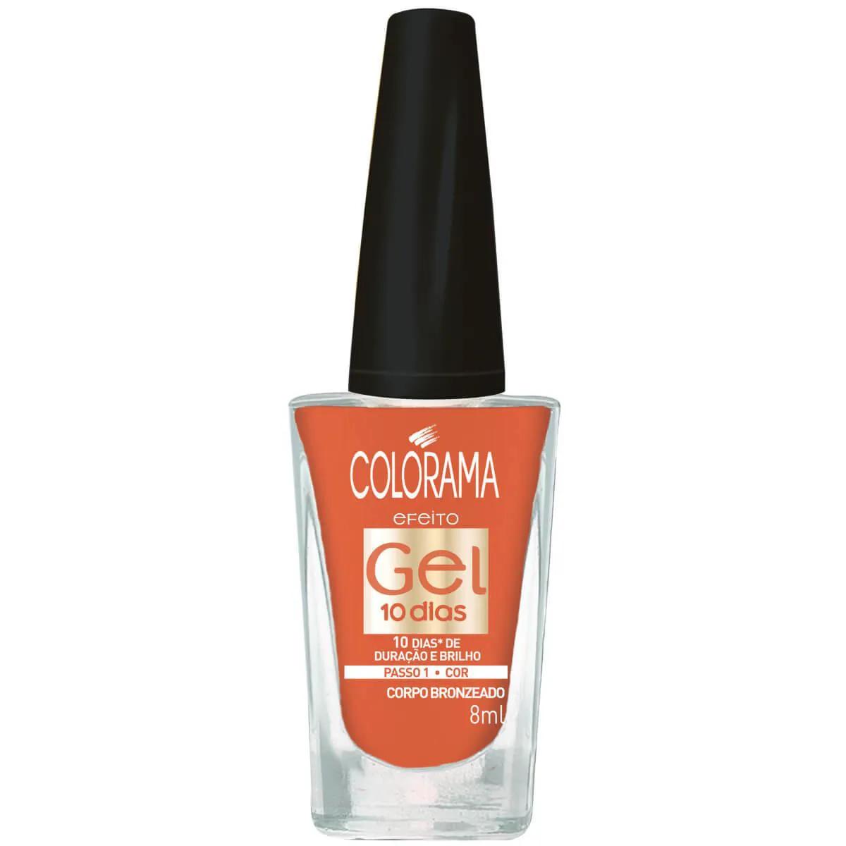 Esmalte Colorama Efeito Gel Cor Corpo Bronzeado com 8ml