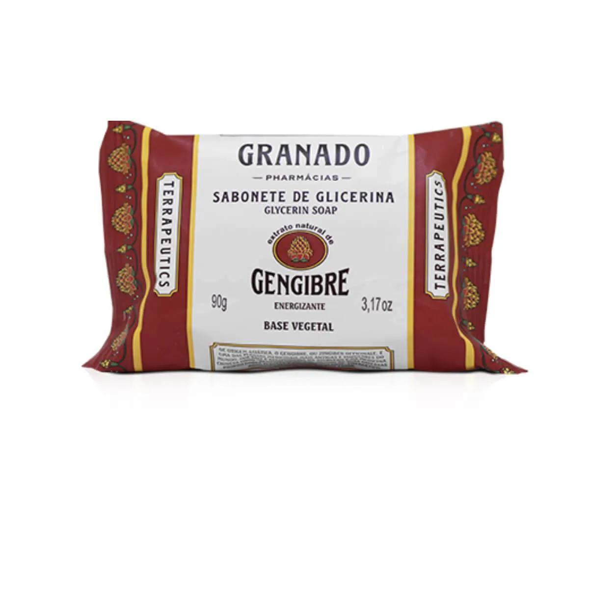 Sabonete Granado Terrapeutics Gengibre em Barra com 90g