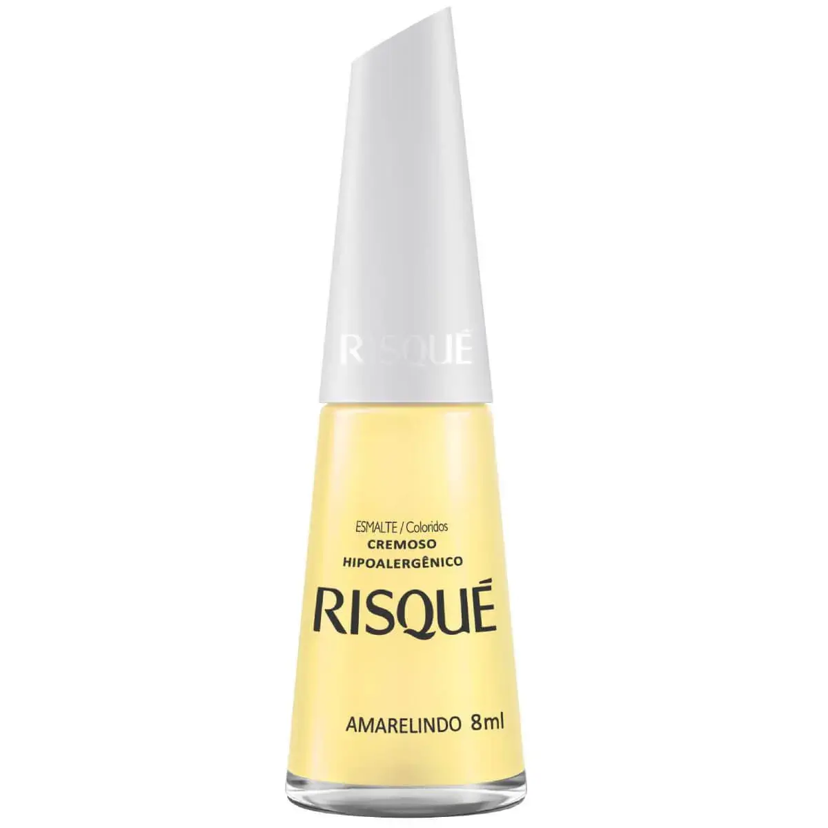 Esmalte Cremoso Risqué Amarelindo Hipoalergênico com 8ml