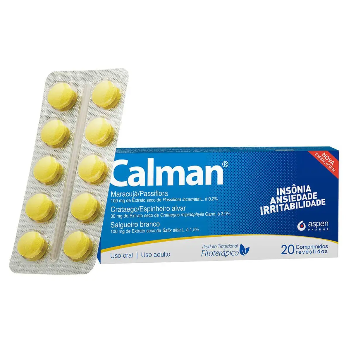 Calman 20 comprimidos