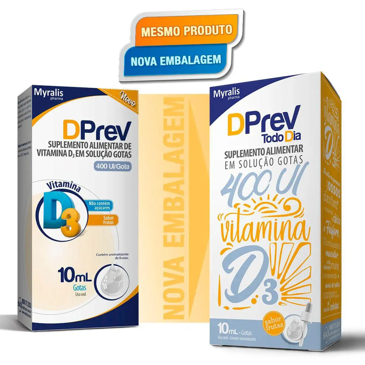 Vitamina D Dprev Todo Dia 400UI com 10ml