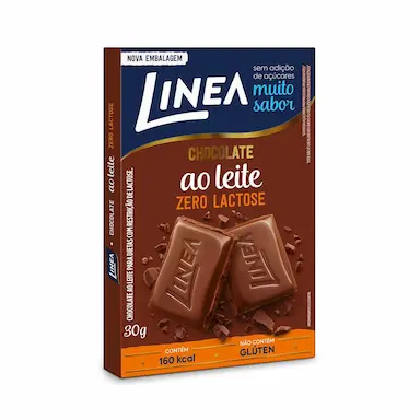 Chocolate ao Leite Linea Zero Lactose com 30g