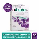 Suplemento Alimentar Ofolato Fer sem Açúcar com 30 Comprimidos