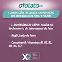 Suplemento Alimentar Ofolato Fer sem Açúcar com 30 Comprimidos