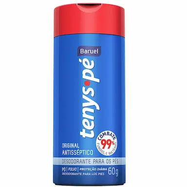 Talco Desodorante Para os Pés Tenys Pé Baruel Original