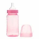 Mamadeira Needs Big Clean Rosa com 1 unidade capacidade 340ml