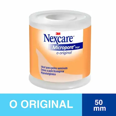 Fita Micropore Nexcare Bege 50mm x 4,5m