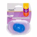 Chupeta de Silicone Needs Sem BPA Tamanho 2 Azul com 1 unidade