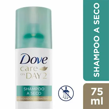 Shampoo A Seco Dove Care On Day 2 com 75ml