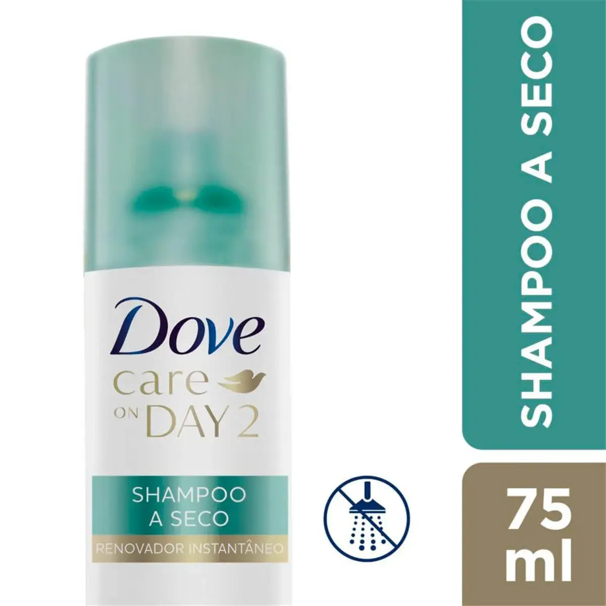 Shampoo A Seco Dove Care On Day 2 com 75ml
