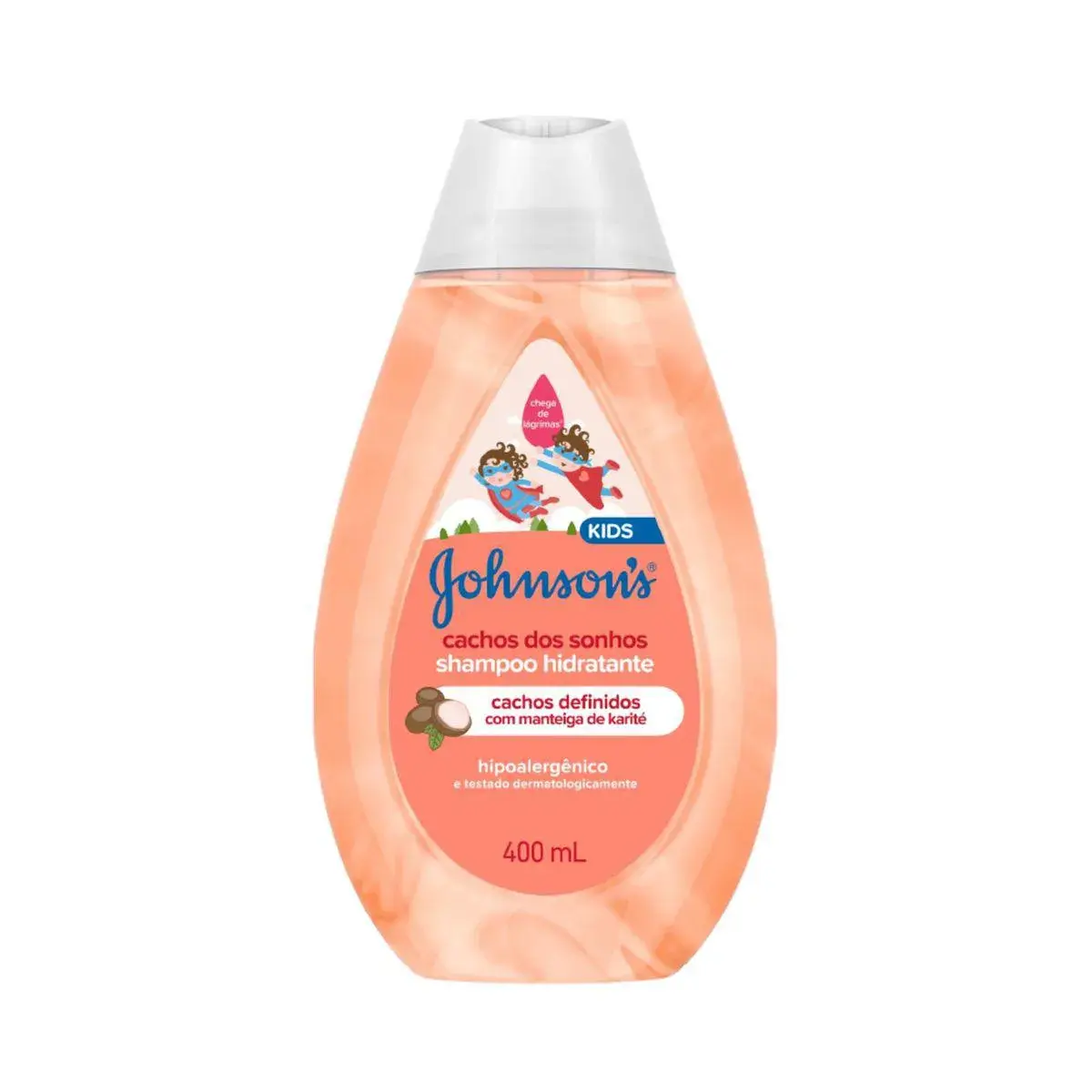 Shampoo Infantil Johnson's Cachos dos Sonhos com 400ml