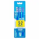 Escova de Dente Oral-B 123 Limpeza Brilhante Média 3 unidades