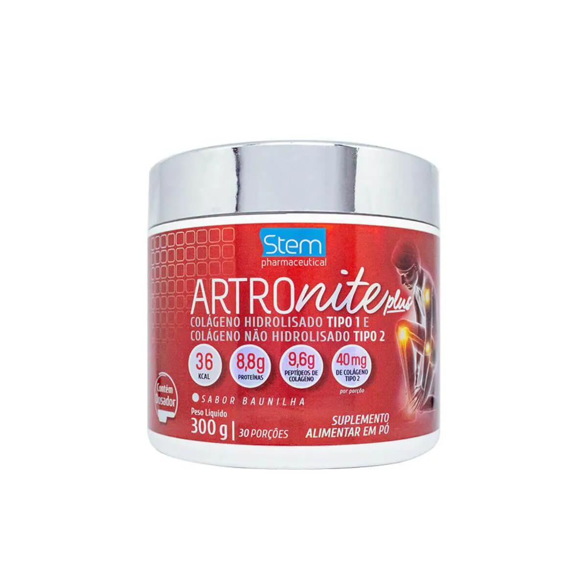 Suplemento Alimentar Artronite Plus em Pó Sabor Baunilha