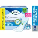 Absorvente para Incontinência Urinária Tena Lady Discreet Extra com 8 unidades
