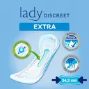 Absorvente para Incontinência Urinária Tena Lady Discreet Extra com 8 unidades