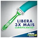 Gillette Prestobarba 3 SenseCare com 4 unidades + 1 garrafa grátis