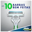 Gillette Prestobarba 3 SenseCare com 4 unidades + 1 garrafa grátis